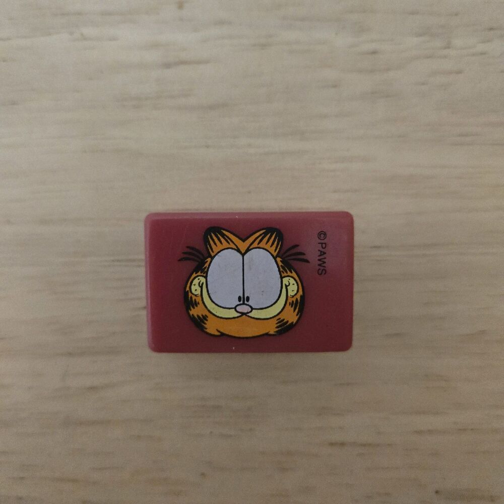 Vintage Garfield Red Pencil Sharpener
